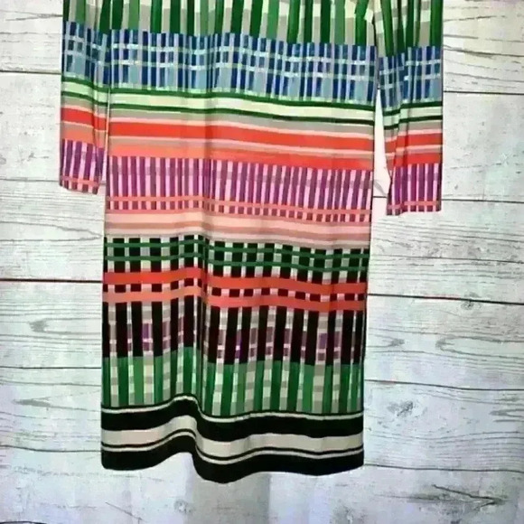 Eliza j multi color geometric shift dress 4 - Picture 2 of 11